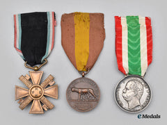 Italy. A Lot Of Three Medals & Awards