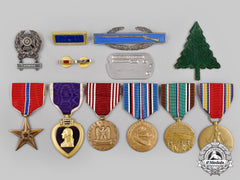 United States. An Italian Theater Bronze Star & Purple Heart Group, 91St Infantry Division