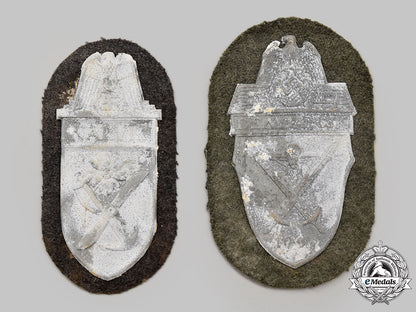 german,_wehrmacht._a_pair_of_campaign_shields,_relic_condition_l22_mnc0347_068