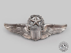 United States. A Sterling Silver Army Air Force Command Pilot Badge, By Josten