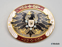 Austria, Imperial. A Black Enamelled Eagle Badge