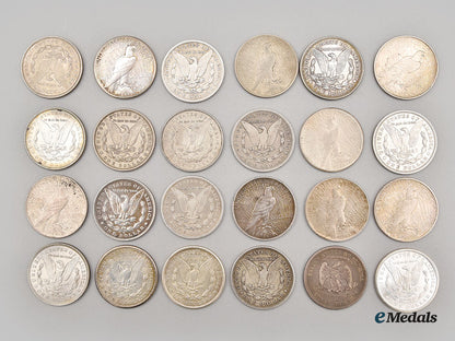 united_states._a_mixed_lot_of_american_silver_dollar_coins_l22_mnc0420_767
