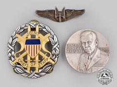 United States, A Lot Of Three Insignia