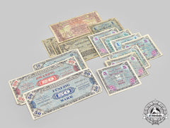 Germany. A Lot Of Fifteen Post Second War Allied Currency Bills