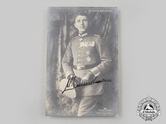 Germany, Imperial. A Signed Postcard Of Fighter Ace Leutnant Max Immelmann