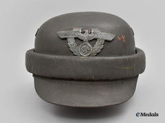 Germany, Ordnungspolizei. A Motorcycle Helmet