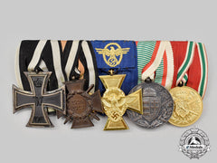 Germany, Imperial. A Medal Bar For First World War And Police Service