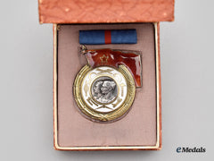 Yugoslavia, Socialist Federal Republic. An Order Of Labour With Red Banner, I Class, Cased, And An Award Document Named To Engineer Vojislav A. Draganić On The Opening Of The Bridge In Maslenica 1960
