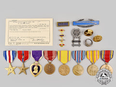 United States. A Pacific Theater  Silver Star Group To Sergeant James E. Chester, United States Army