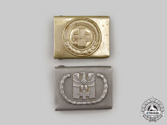 Germany, Drk. A Pair Of Enlisted Personnel Belt Buckles