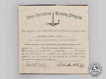 united_states._a_rare_buffalo_soldier_patch&_document_to_pte._reid_o_johnson1944_l22_mnc0632_413_1_1