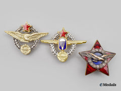 Yugoslavia, Socialist Federal Republic. Three Badges