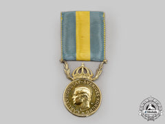 Sweden, Kingdom. A Red Cross Merit Medal For Voluntary Health Care For Men, I Class Gold Grade