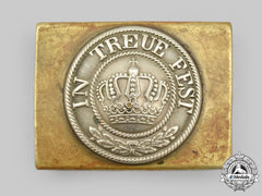Bavaria, Kingdom. A Heer Em/Nco’s First World War Period Belt Buckle