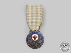 Greece, Kingdom. A Miniature Silver Medal Of The Hellenic Red Cross