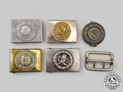 Germany. A Mixed Lot Of Belt Buckles
