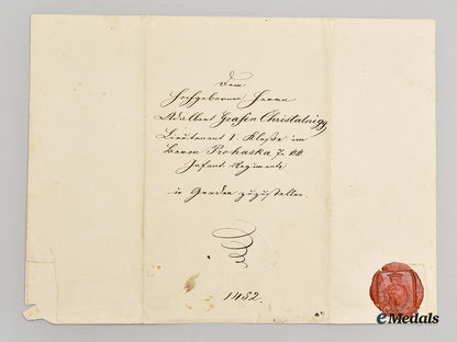 austria,_imperial._a_chamberlain_appointment_document_to_adalbert_grafen_christalnigg,1861_l22_mnc0757_883_1