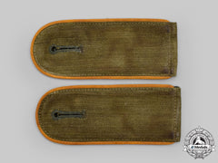 Germany, Heer. A Set Of Tropical Cavalry/Reconnaissance Enlisted Personnel Shoulder Straps