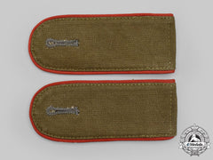 Germany, Heer. A Set Of Tropical Flak/Assault Gun Enlisted Personnel Shoulder Straps