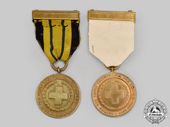 United Kingdom. Two First War British Red Cross Society Medals For War Service 1914-1918