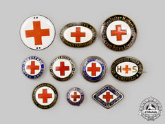 Germany, Drk. A Mixed Lot Of Postwar German Red Cross Badges