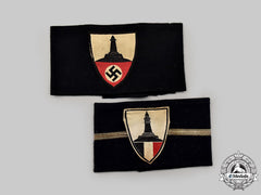 Germany, Third Reich. A Pair Of Kyffhäuser League Armbands