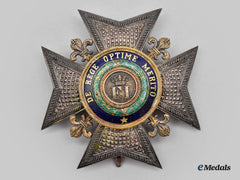 Italy, Kingdom Of Two Sicilies. A Royal Order Of Francis I, Commander Breast Star