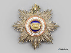 Italy, Kingdom. An Order Of The Crown, Grand Cross Star, By Cravanzola, Roma
