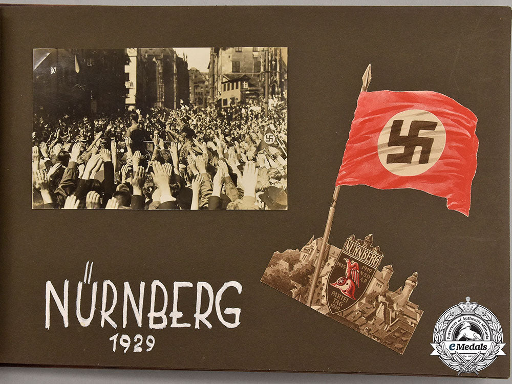 Germany, Nsdap. A 1929 Nuremberg Rally Commemorative Photo Album – eMedals