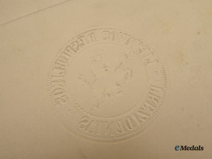 lithuania,_republic._an_order_of_gediminas,_ii_class_set_and_award_document_to_alberto_d'agostino,_c.1936_l22_mnc0993_850_1