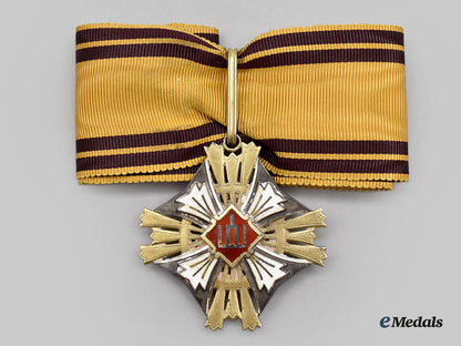 lithuania,_republic._an_order_of_gediminas,_ii_class_set_and_award_document_to_alberto_d'agostino,_c.1936_l22_mnc0997_852_1