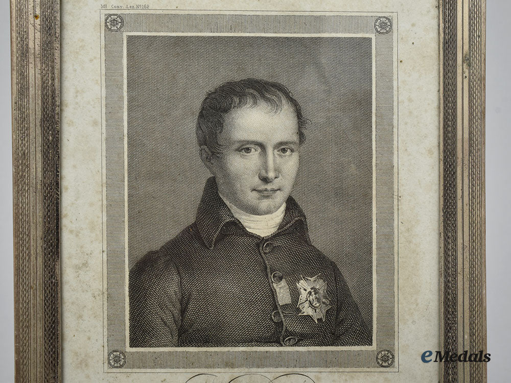 france,_kingdom._a_portrait_of_joseph_napoleon_in_a_silver_frame,_c.1946_l22_mnc1013_856_1