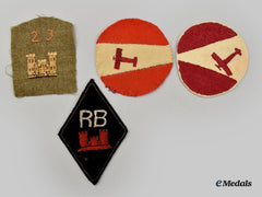 United States. Four First War Aef Army Engineer Corps Patches