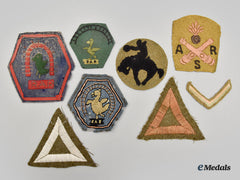 United States. Eight First War Aef Army Artillery Patches