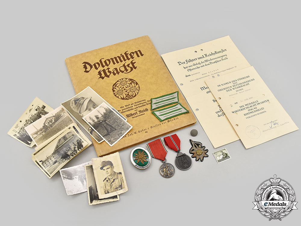 germany,_heer._a_rare_mount_guide_badge,_with_awards_and_documents,_to_feldwebel_peter_graber_l22_mnc1102_602