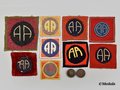 united_states._nine_first_war_aef82_nd_infantry_division("_all_american")_patches_and_two_collar_disks_l22_mnc1122_010