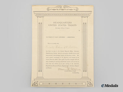 united_states._a_first_war_aef_group_attributed_to_private_edward_o._gibber,_company_d,_central_records_office,_general_headquarters_l22_mnc1199_029