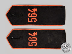 Germany, Hj. A Set Of Bann 564 Enlisted Personnel Shoulder Straps