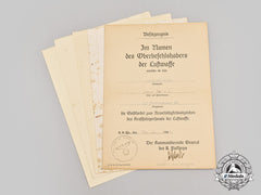 Germany, Wehrmacht. A Mixed Lot Of Award Documents