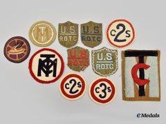 United States. Eleven First War Aef Corps Patches