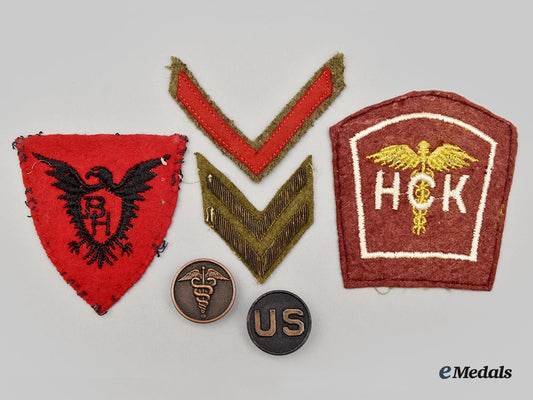 united_states._six_first_war_aef_medical_corps_hospital_center_at_kerhuon,_france_insignia_l22_mnc1250_046