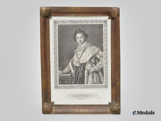 bavaria,_kingdom._a_framed_engraving_of_king_ludwig_i,_by_karl_barth_l22_mnc1267_074_1_1_1