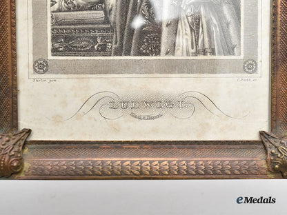 bavaria,_kingdom._a_framed_engraving_of_king_ludwig_i,_by_karl_barth_l22_mnc1268_075_1_1_1