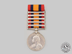 United Kingdom. A Queen’s South Africa Medal With Five Clasps, To Trooper Robert Forbes, Yeoman Infantry