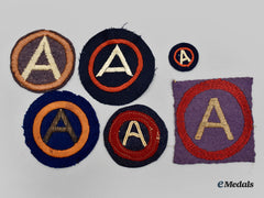 United States. Six First War Aef 3Rd Army Patches