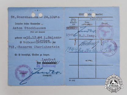 germany,_ordnungspolizei._a_mixed_lot_of_service_books_l22_mnc1358_946