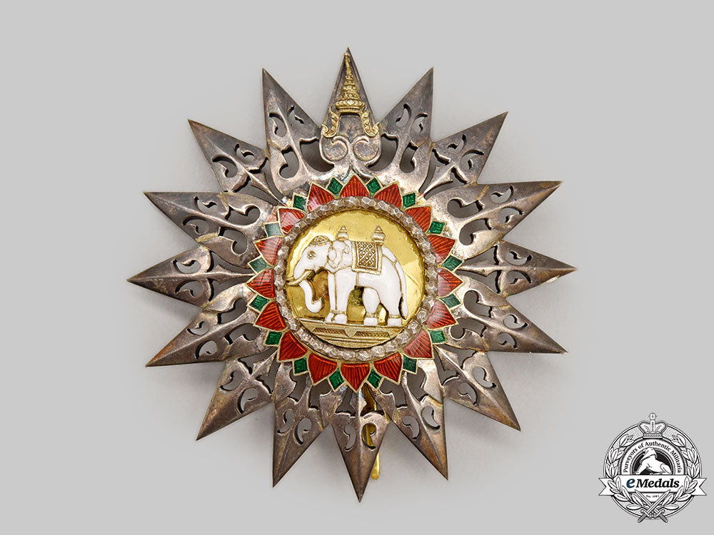 thailand,_kingdom._three_order_of_the_white_elephant_awards_l22_mnc1381_633