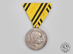 Austria, Imperial. A Jubilee Medal For Foreigners, In Silver