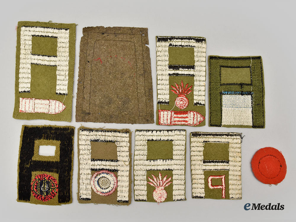 united_states._nine_first_war_aef1_st_army_patches_l22_mnc1404_081