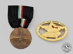 Italy, Kingdom. Two Medals & Insignia